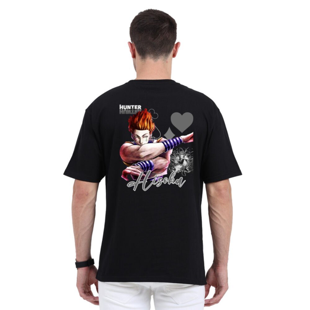 Hisoka Hunter X Hunter Oversized Printed T-shirt | YoungPhase