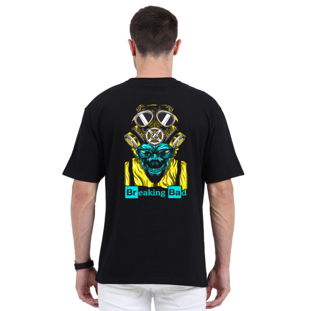 Breaking Bad Black Oversized Printed T-shirt | YoungPhase