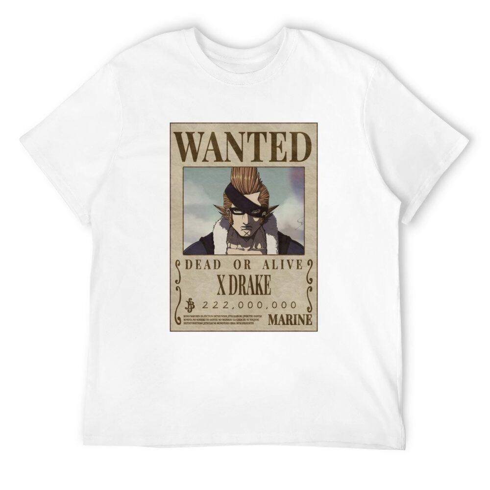 X DRAKE Wanted White Oversized Tshirt One Piece Merch