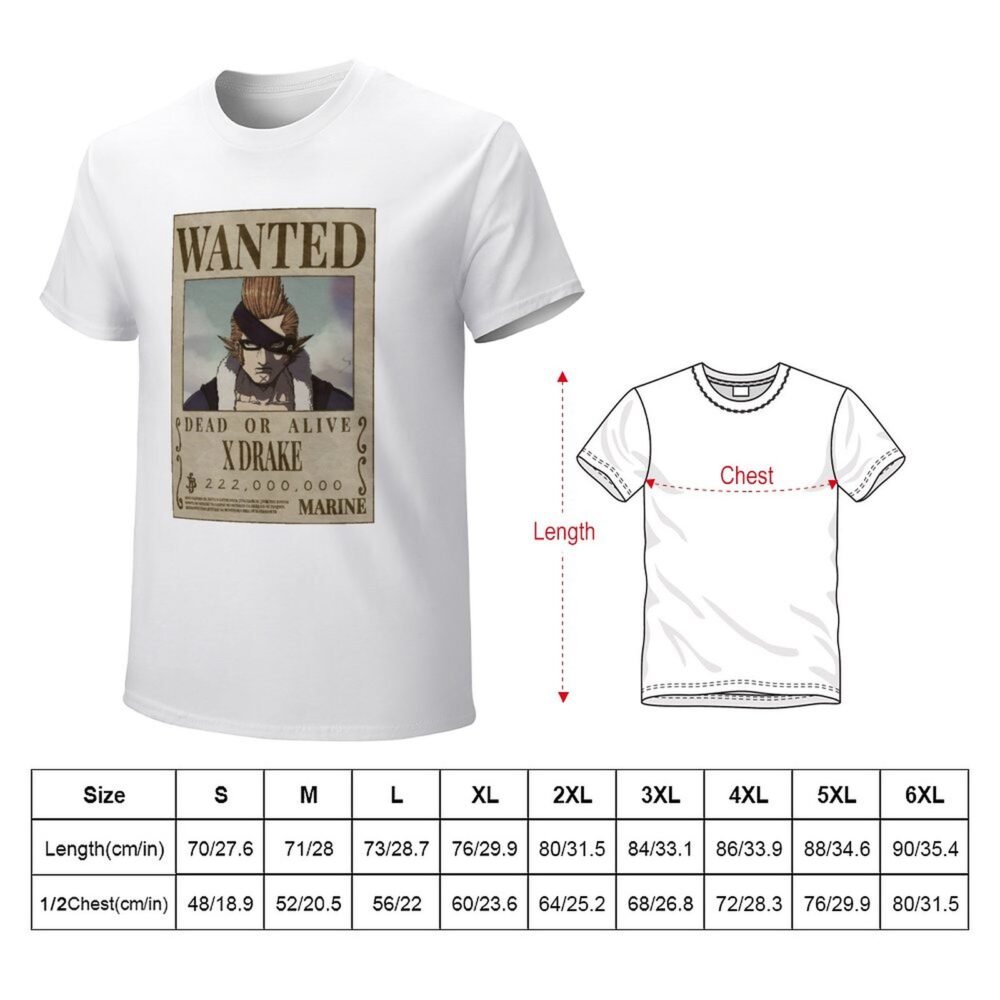 X DRAKE Wanted White Oversized Tshirt One Piece Merch