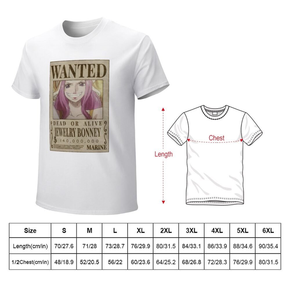 JEWELRY BONNEY Wanted White Oversized Tshirt One Piece Merch