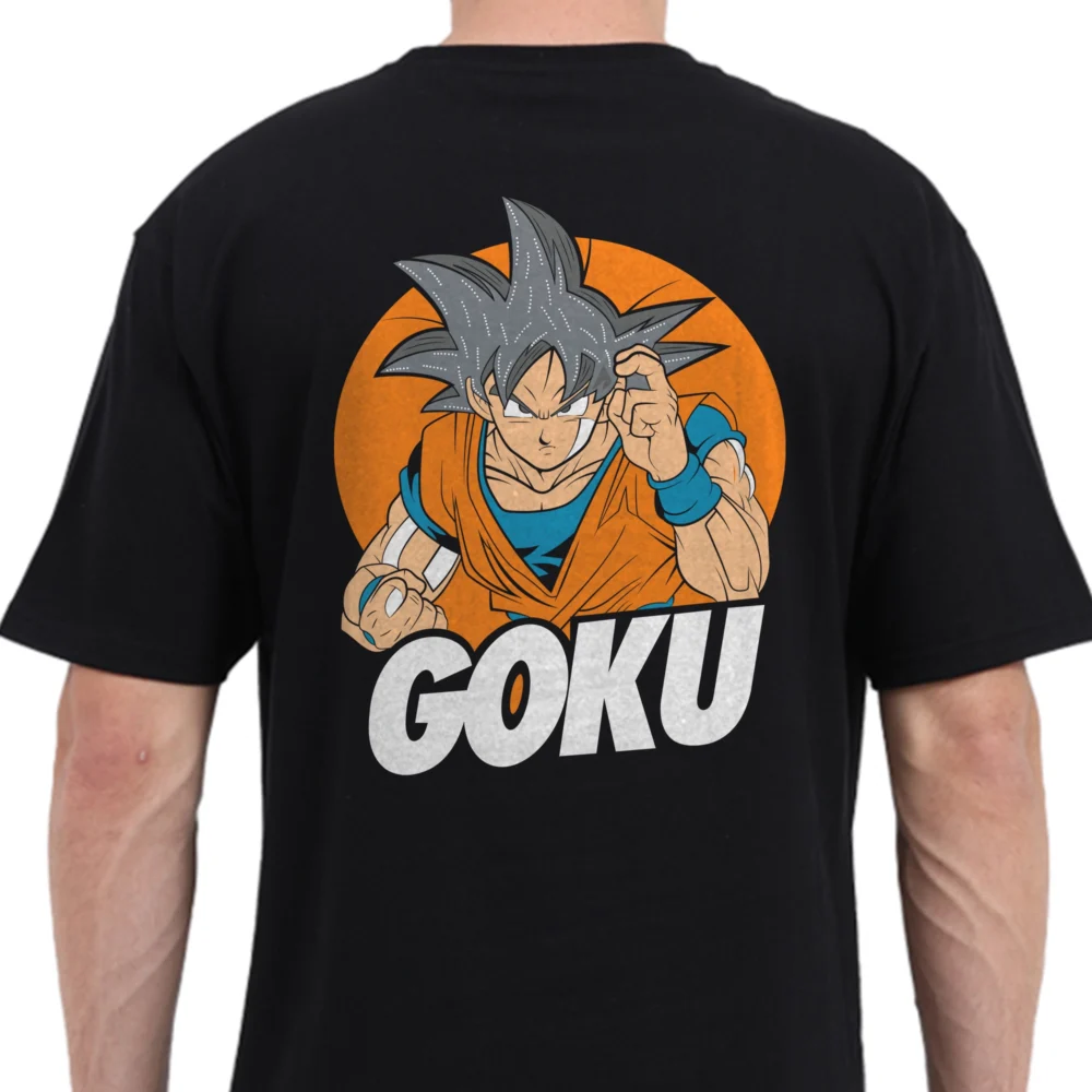 Goku White Oversized Printed T-shirt | YoungPhase