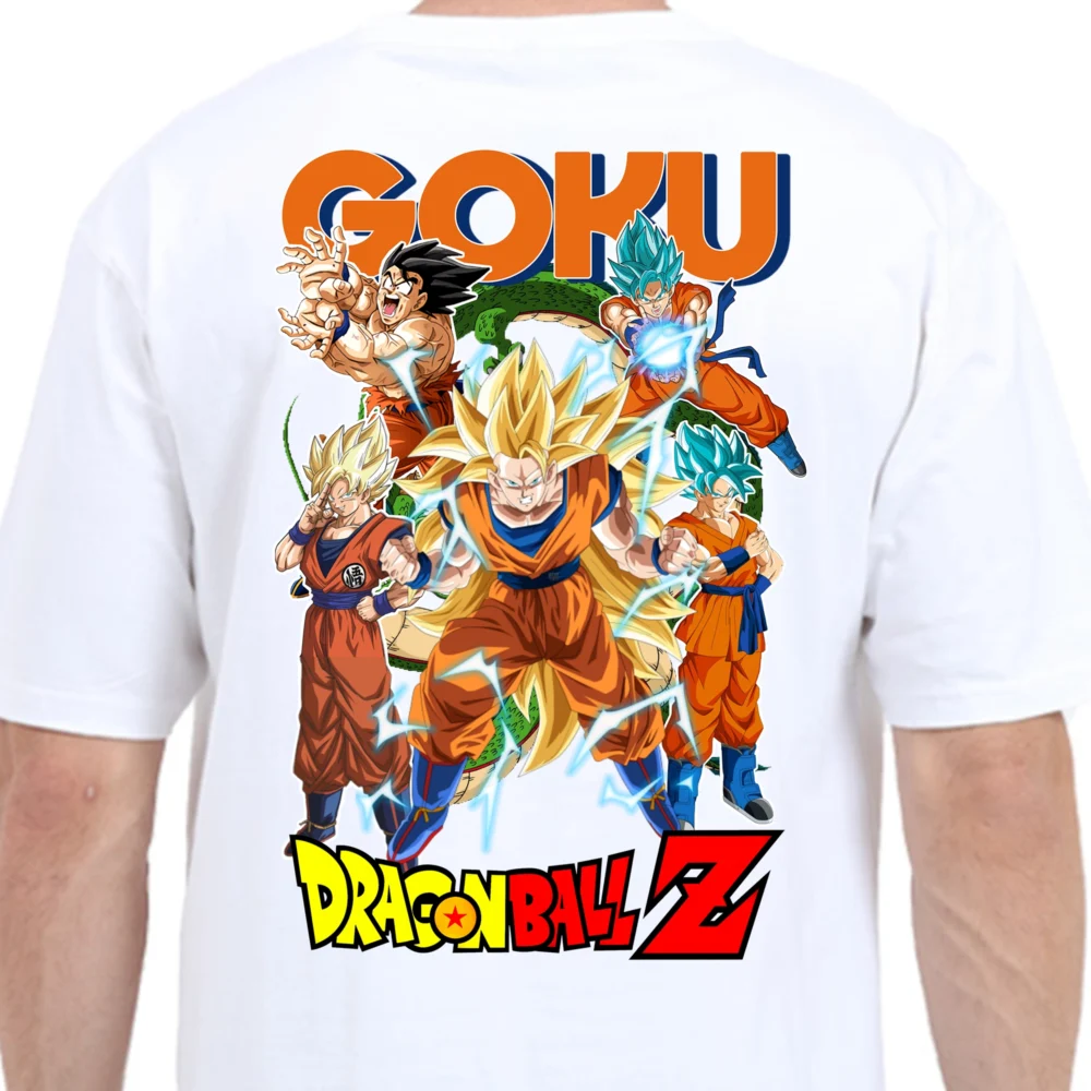 Dragon Ball Unisex Black Oversized Printed T-shirt | YoungPhase